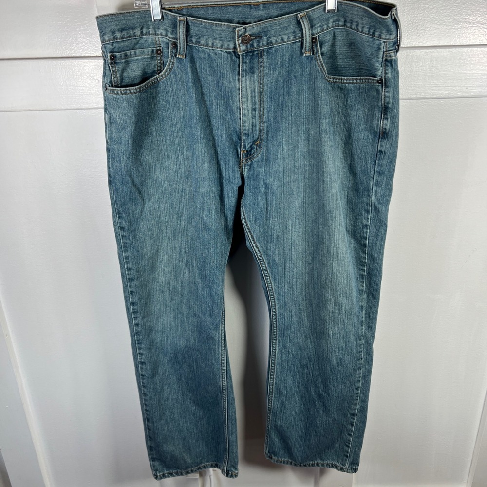 Levis 559 Relaxed Straight Jeans Mens 40x30 Blue Medium Wash Denim 00559-0733